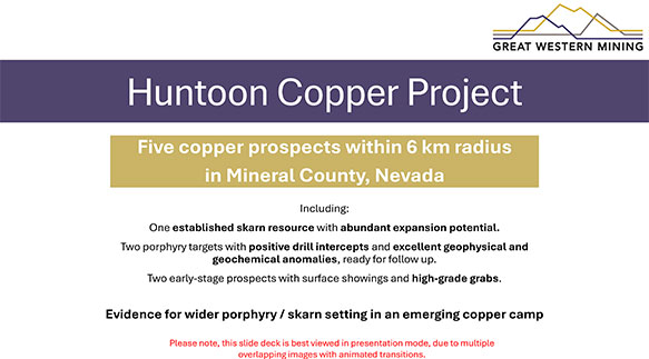 Huntoon Copper Project